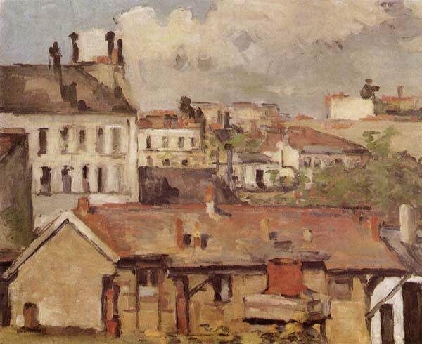 Paul Cezanne Roofs China oil painting art